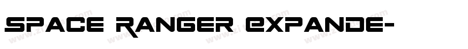 Space Ranger Expande字体转换